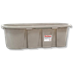 Behlen® Round-End Poly Stock Tanks - Granite Gray - 150 Gallon 6'x2'x2' - 019046