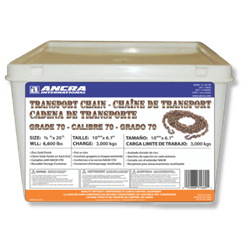 Ancra Cargo® 3/8" x 20 Chain w/ Clevis Hooks Pail (Grade 70) 