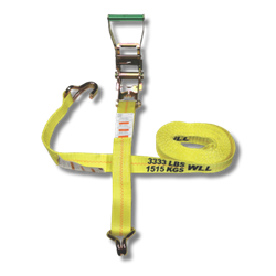 Ancra Cargo® Ratchet Strap with J Hooks Ancra®, Ratchet, Tie, Down, J, Hooks, S, Line, Ranch, Supplies, Auto, ratchet, Heavy, duty, straps, built, most, demanding, applications, 2", wide, chromate, coated, steel, buckle, 7.5?, long, handle, Knurled, aluminum, grip, Chromate, coated, steel, wire, J, hooks, flexibility, anchoring, point, selection, Latex, coated, 2?, polyester, webbing, working, load, printed, both, ends, Extended, length, fixed, Tri-layer, stitching, durability,  27, straps, hold, 3,333, lbs