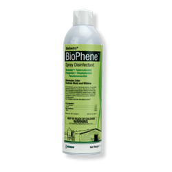 BioSentry® BioPhene™ Spray Disinfectant BioSentry®, BioPhene™, Spray, Disinfectant, EPA, registered, effectively, controls, common, viruses, bacteria, challenge, agriculture, market, fungi, eliminates, odor, controls, mold, mildew, vehicles, footwear, anywhere, quick, disinfection, needed, biosecurity, portfolio, Active, O-Phenylphenol, Ethanol, Service, animal, transport, animal, care, facilities, livestock, office, quarters, quarantine, areas, laboratories, life, science, Activity, Virucidal, Tuberculocidal, Fungicidal, Staphylocidal, Pseudomonacidal, Application, Aerosol, Aerosolised, benefits, Provides, fast, effective, disinfection, influenza, A, B, Kills, 99.9%, harmful, bacteria, Eliminates, Dries, quickly, leaving, behind, no, residue