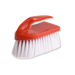 Decker® Soft Show Ring Brush Decker®, Soft, Show, Ring, Brush, touch, ups, long, soft, red, white, bristles, short, haired, animals, handle, slips, into, pocket, quick, access