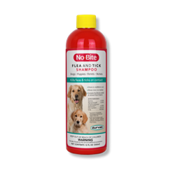 Durvet® No-Bite™ Flea & Tick Shampoo Durvet® No-Bite™ Flea & Tick Shampoo, clean, rinsing, shampoo, kills, fleas & ticks, on contact, pet, smelling, fresh, clean, shiny, coat, Horses, ferrets, dogs, cats, puppies kittens