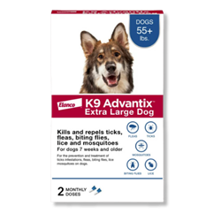 K9 Advantix™ for Extra Large Dogs - 2 Monthly Doses 