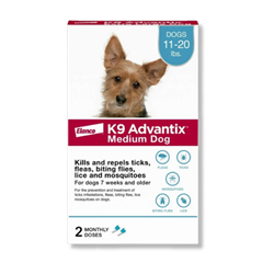K9 Advantix™ for Medium Dogs - 2 Monthly Doses 