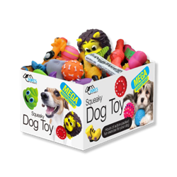 Kole Imports® Squeaky Toy Assortment Display 