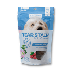 PetsPrefer® Tear Stain Soft Chews PetsPrefer, Tear, Stain, Soft, Chews, immune, health, support, lubricate, ADEPPT, health, care, pet, vet, canine, dog, natural, system, reduce, clean, clear, supplement, vitamin, antioxidant
