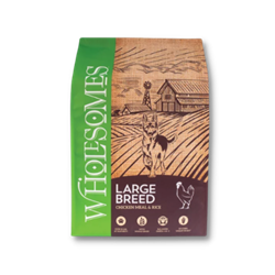 SPORTMiX® Wholesomes™ Large Breed Chicken Meal & Rice SPORTMIX® Wholesomes™ Large Breed Chicken Meal & Rice, Sportmix, Midwestern Pet Foods, Dog food for dogs over Designed over 60 lbs., nutritionally balanced dog food, pet food, promote good skin and hair coat, dog food fortified with glucosamine and chondroitin sulfate, dog food for healthy joints, 100% complete and balanced diet for dogs, AAFCO Dog Food Nutrient Profile