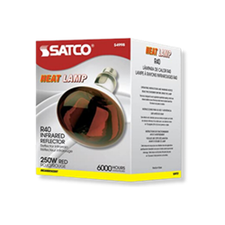 Satco® 250W Red Bulb Satco, 250, watt, w, Red, Bulb, heating, lamp, s4998, stock, supplies, supply, outdoor, farm, barn, ranch, miller, little, giant