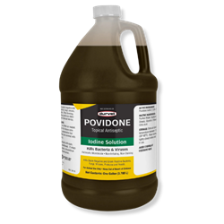 Topical Antiseptic - 1.0% Iodine Solution - 1 Gallon 