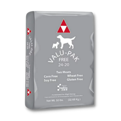 Valu-Pak FREE 24-20 Valu-Pak, FREE, 24-20, Specialty, Feeds, Pet, Supplies, Dog, food, premium, Two, Meats, CORN, SOY, WHEAT, gLUTEN FREE,Omega, Fatty, Acids