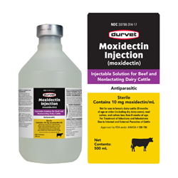 Durvet® Moxidectin Injection (500 mL) 