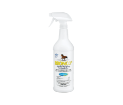 Bronco®e Equine Fly Spray Bronco®e, Equine, Fly, Spray, horses, repellent, staple, Kills, repels, face, deer, house, horn, flies, gnats, ticks, fleas, chiggers, lice, mosquitoes, Ready, to, use, water, based, formula, Pleasant, citronella, scent, Contains, Prallethrin, Permethrin, Piperonyl, Butoxide, ponies, foals, barns, Ingredients,  0.033%, 0.100%, 0.500%