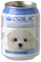 Esbilac® Puppy Milk Replacer Pet Ag®, Esbilac®, Milk, Replacer, Puppies, natural, preservatives, USA, complete, food, source, orphaned, rejected, nursing, needing, supplemental, feeding, recommended, growing, puppies, adult, dogs, stressed, require, highly, digestible, nutrients, complete, diet, fortified, vitamins, minerals, life, saving, formula, matches, mothers, protein, energy