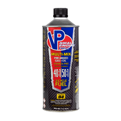 VP® MULTI-MIX 2-CYCLE 40:1/50:1 - 32 oz. VP MULTI-MIX 2-CYCLE 40:1/50:1, SMALL ENGINE, FUEL, Ethanol-blended, street, gas, Outdoor power equipment, moisture, deposits, degrades, lines, repairs, Mad Scientist, easier, dependable starts, stable, storage, engine, repairs, rebuilds