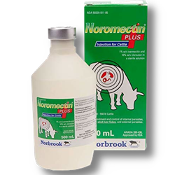 Norbrook® Noromectin Plus  500mL Norbrook®, Noromectin, Plus, 500mL, Ivermectin, clorsulon, parasiticide, treatment of internal and external parasites, beef cattle, non-lactating dairy cattle, Cattle