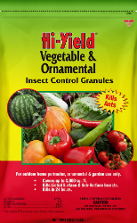 Hi-Yield® Vegetable & Ornamental Insect Control Granules Hi-Yield® Vegetable & Ornamental Insect Control Granules, VPG, 32325,  Fast acting insect killer, easy to use pesticide, odor free insecticide, granular insecticide, ready-to-use granular insecticide, spider control, home perimeter insect killer, ornamental garden pesticde, flower garden insect killer, crawling bug killer, Ants, Cutworms, Crickets, Earwigs, Grasshoppers, Grubs, Seed Maggots, Weevils,Wireworms